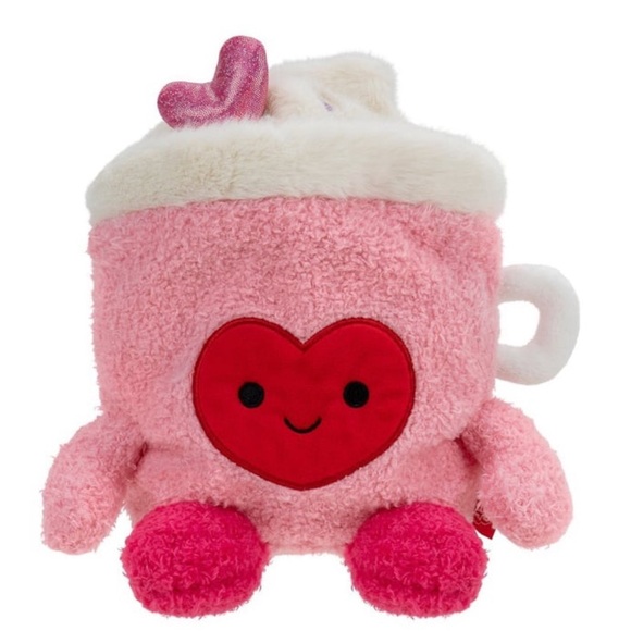 🩷 Meghan Pink Love Mug SweetBumz HTF Valentines Day Bum Bumz Kellytoy 8” BNWT - Picture 7 of 7